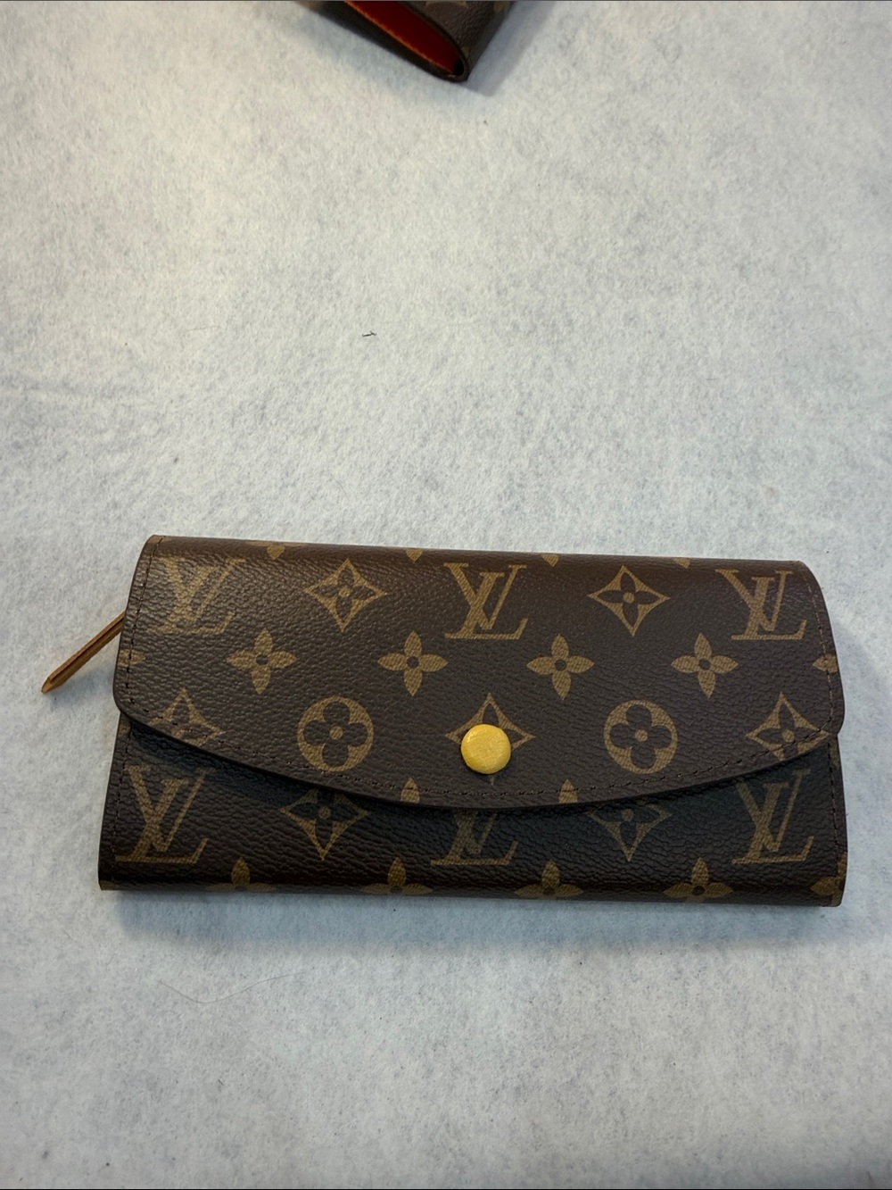 Brown  Monogram lv Continental Wallet